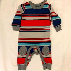 Tea Collection Striped Romper 6-9 month
